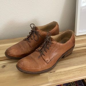 Frye leather Oxford loafers